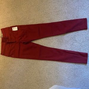 Red Charlotte Russe jeans. Size 0